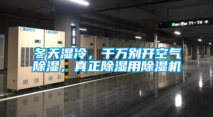 冬天濕冷,千萬別開空氣除濕,真正除濕用除濕機